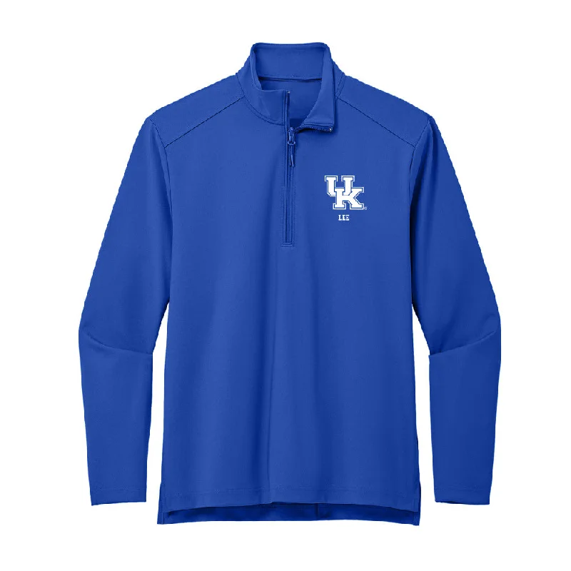 Kentucky - NCAA Women's Gymnastics : Sharon Lee - Premium Quarter Zip Jacket Lace Jacket Ribbed Jacket Sequined Jacket Kentucky - NCAA Women's Gymnastics : Sharon Lee - Premium Quarter Zip Jacket Lace Jacket Ribbed Jacket Sequined Jacket