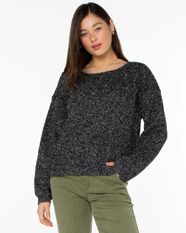 Bombay Sweater - Phantom Ribbed Striped Patterned