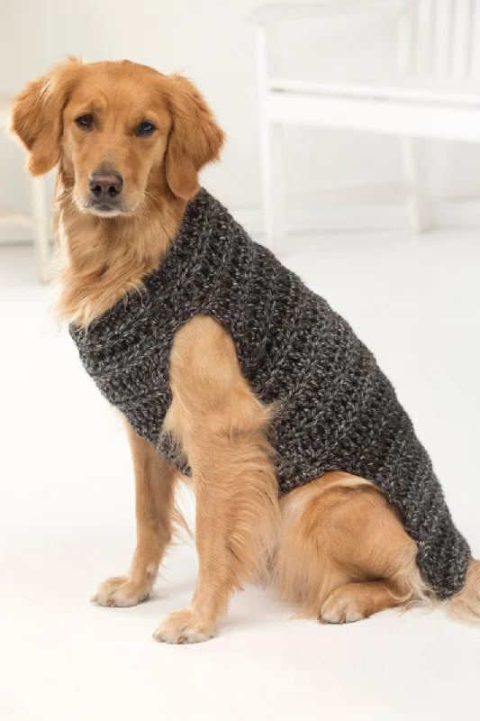 Marley Dog Sweater (Crochet) - Version 2 Fitted Slim Tailored