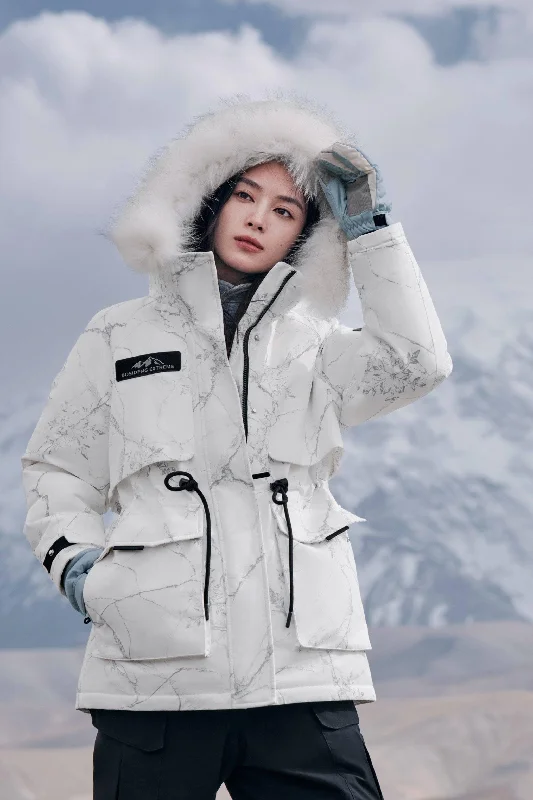 Women’s classic extreme goose down jacket with fur hood Tailored Jacket Straight Jacket A-Line Jacket Women’s classic extreme goose down jacket with fur hood Tailored Jacket Straight Jacket A-Line Jacket