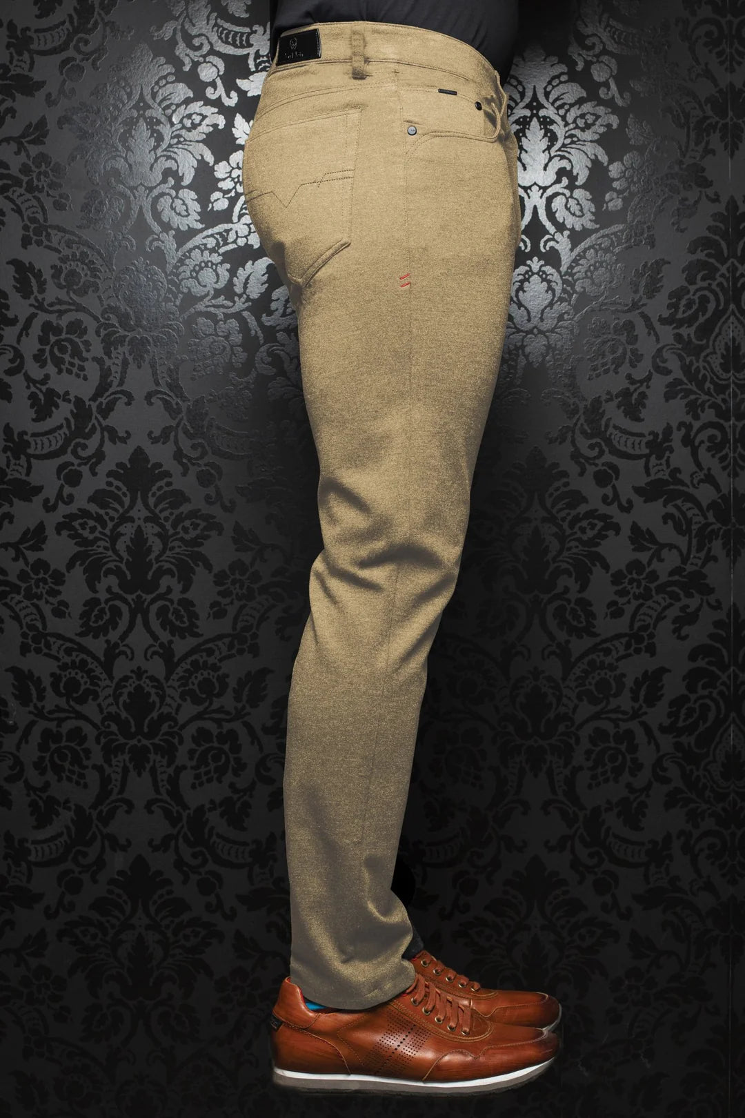 Au Noir Dressy Stretch Pant | Winchester Tan Cozy Jogger Leggings