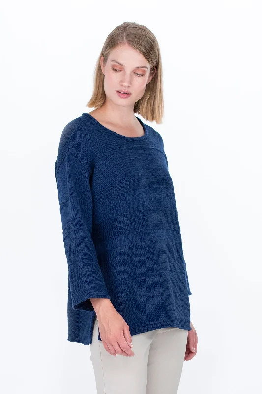 Mansikka Sweater Blue Cashmere Blend Cotton Blend Poly Blend