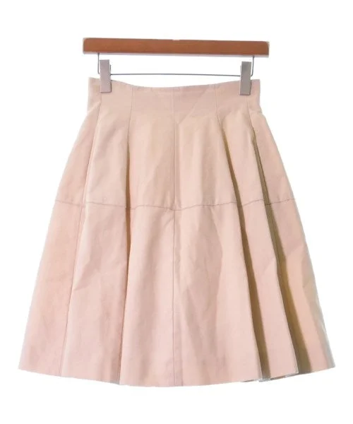 FOXEY Knee length skirts silk skirt smooth