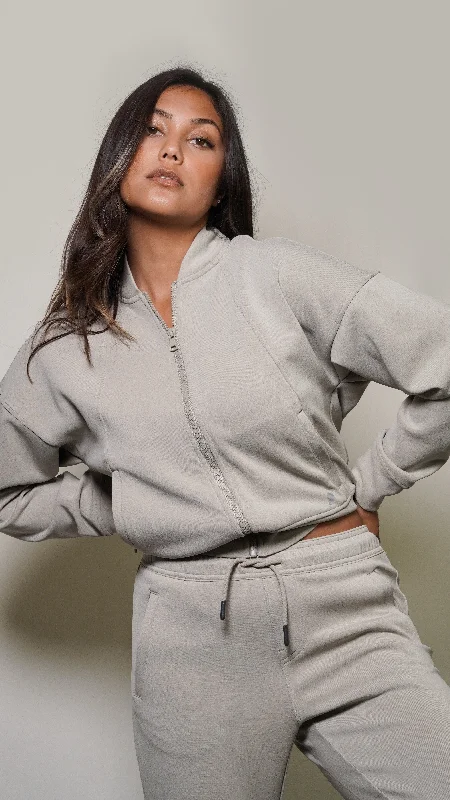 Later On Women's Jacket Front Pockets Side Pockets Patch Pockets