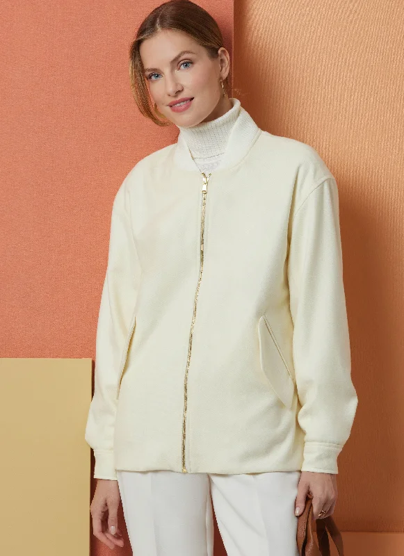Butterick Jackets B7008 Denim Jacket Leather Jacket Suede Jacket