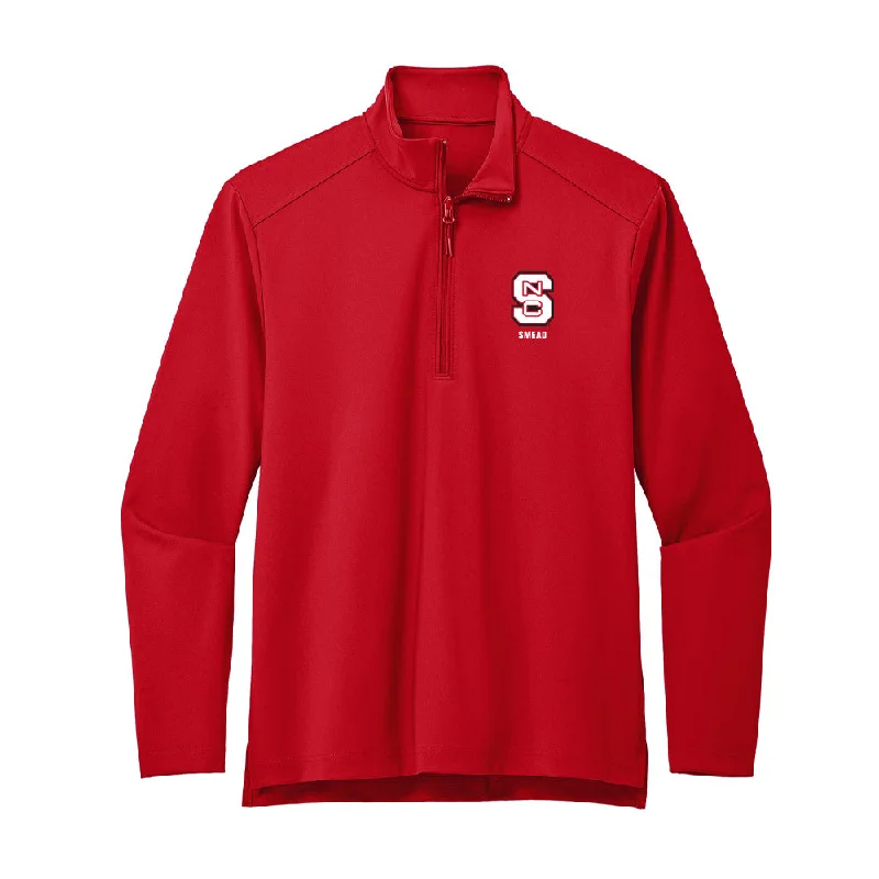 NC State - NCAA Women's Gymnastics : Brooke Smead - Premium Quarter Zip Jacket Fleece Fabric Down Fabric Feather Fabric NC State - NCAA Women's Gymnastics : Brooke Smead - Premium Quarter Zip Jacket Fleece Fabric Down Fabric Feather Fabric