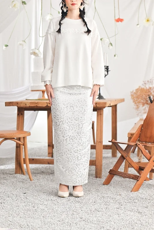 The Mimpian Women Jacquard Skirt - Spring Ice cashmere skirt fine
