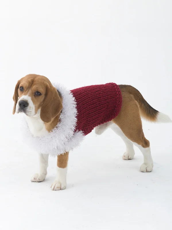The Celebrator Dog Sweater (Knit) Zippered Front Buttoned Front Snap Front