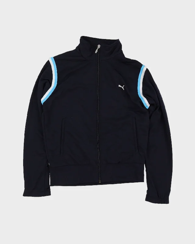 00s Y2K Puma Blue Track Jacket - M Cotton Jacket Linen Jacket Terry Jacket
