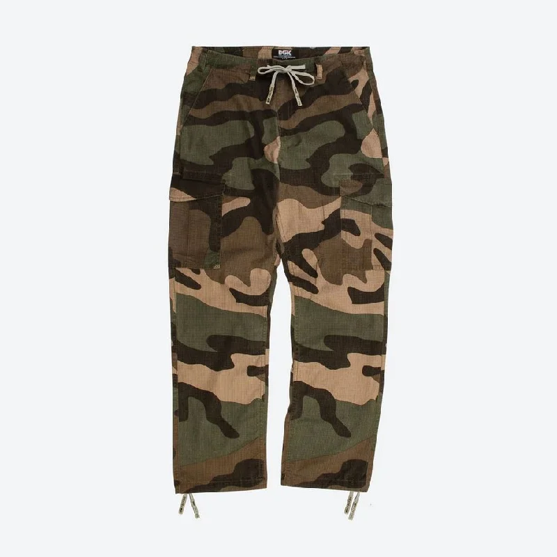 DGK O.G Cargo Pant Big Woods Camo Casual Track Pants