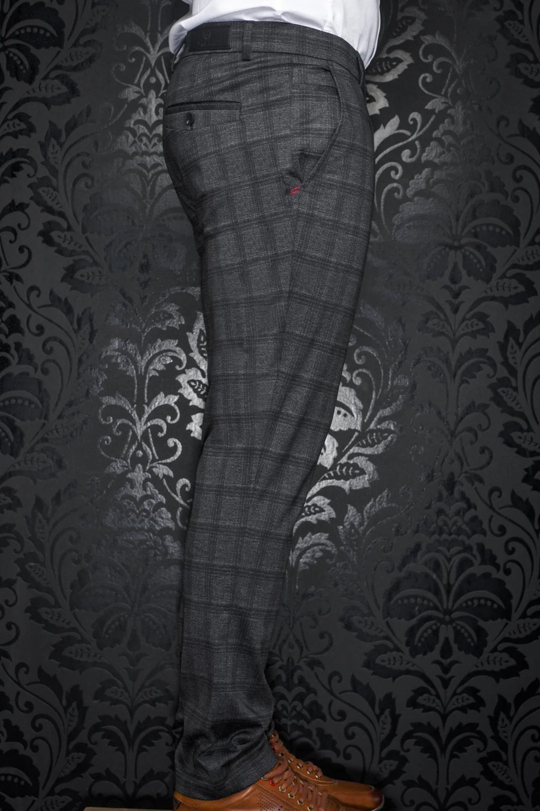 Au Noir Dressy Stretch Pant | Beretta Hopkins Black Chic Faux Leather Pants