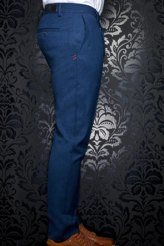 Au Noir Stretch Pant | Wesson Lancaster Navy Cozy Full-Length Pants