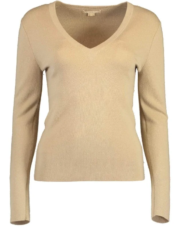 Super Cashmere Long Sleeve V-Neck Sweater Anti-Pilling Anti-Shrink Durable