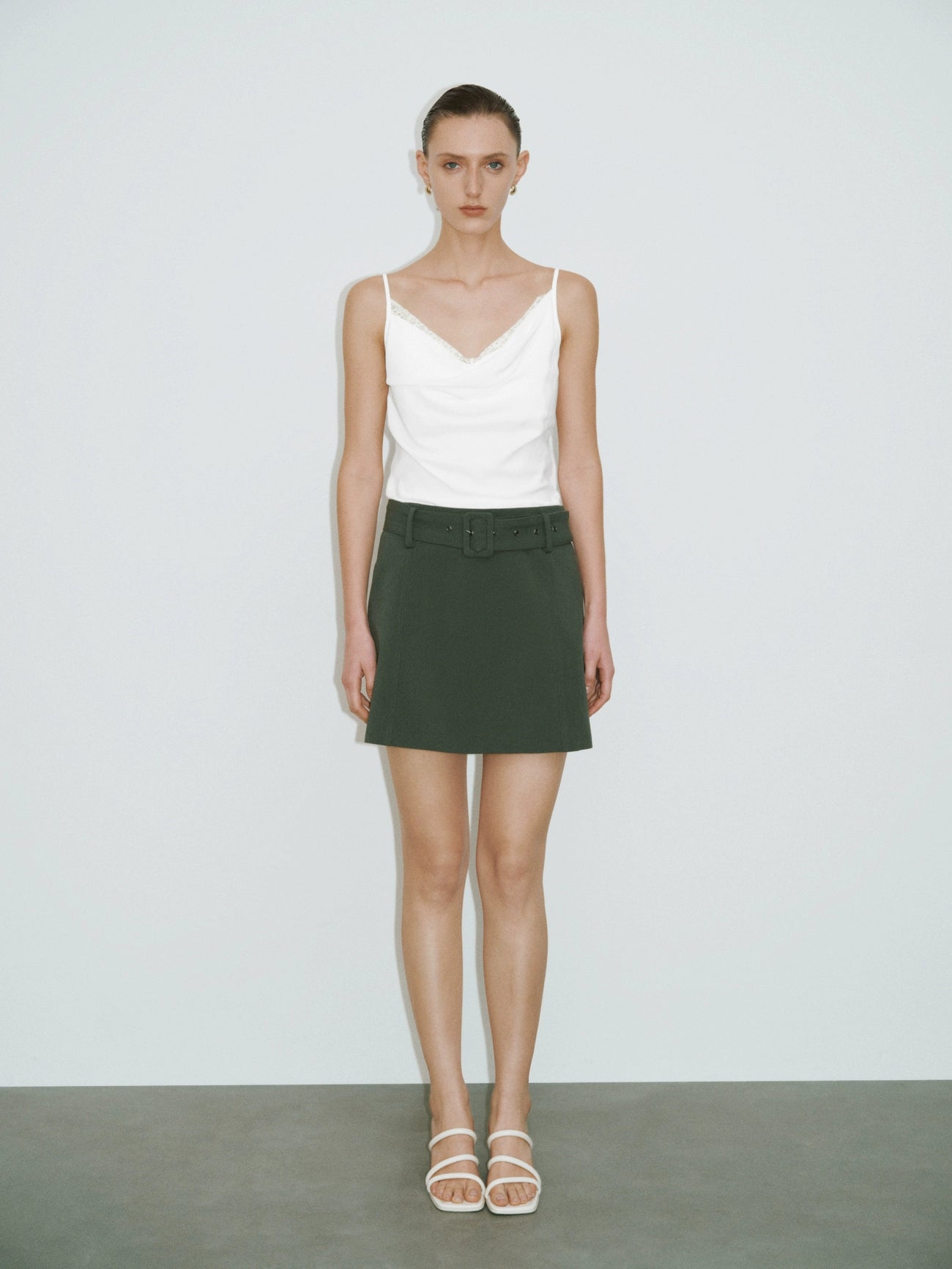 Short A-Line Skirts velvet skirt plush