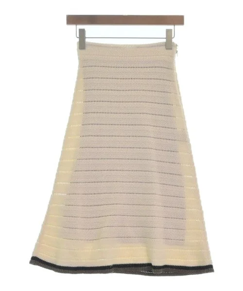 FENDI Knee length skirts leather skirt modern