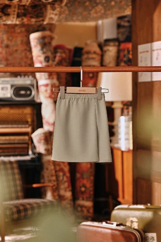 The Akar Kita Babies Folded Skirt - Pistachio maxi skirt elegant