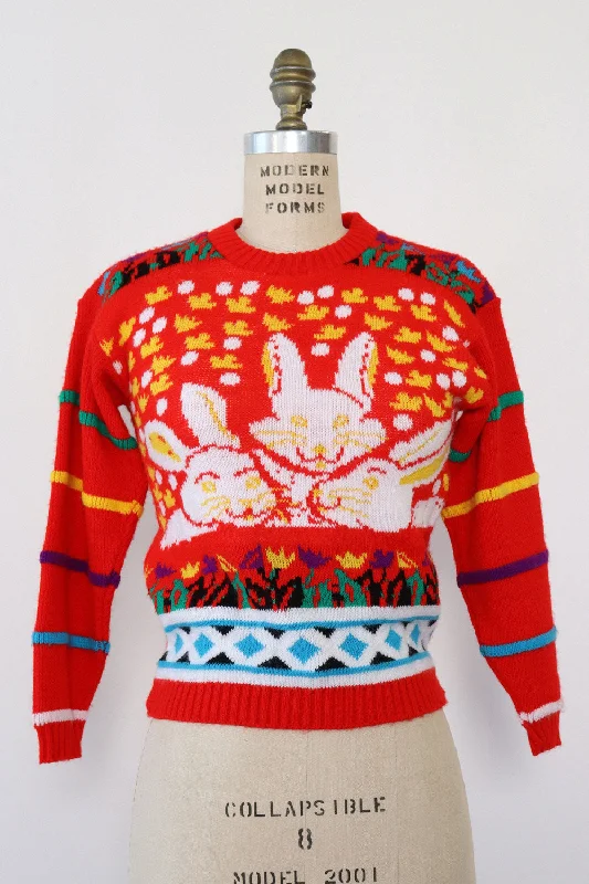 Maniacal Rabbit Sweater XS-M Fleece Fabric Down Fabric Feather Fabric