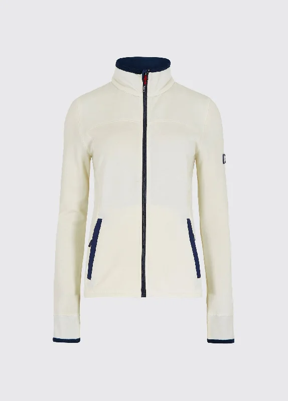 Berehaven Fleece Jacket - White Rayon Jacket Velvet Jacket Corduroy Jacket