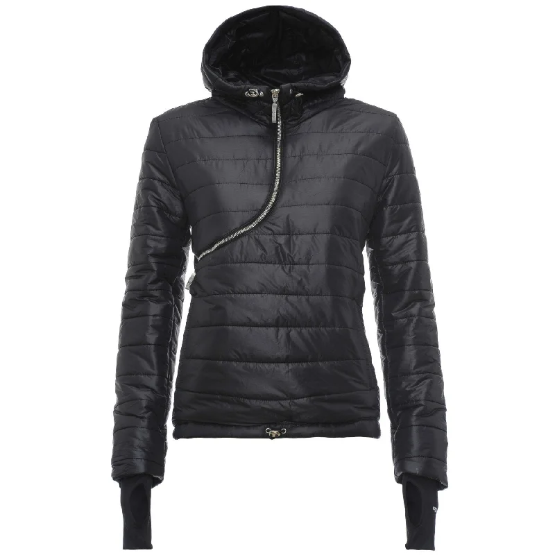 Curve Puffer Jacket - Black Trench Coat Raincoat Waterproof Jacket