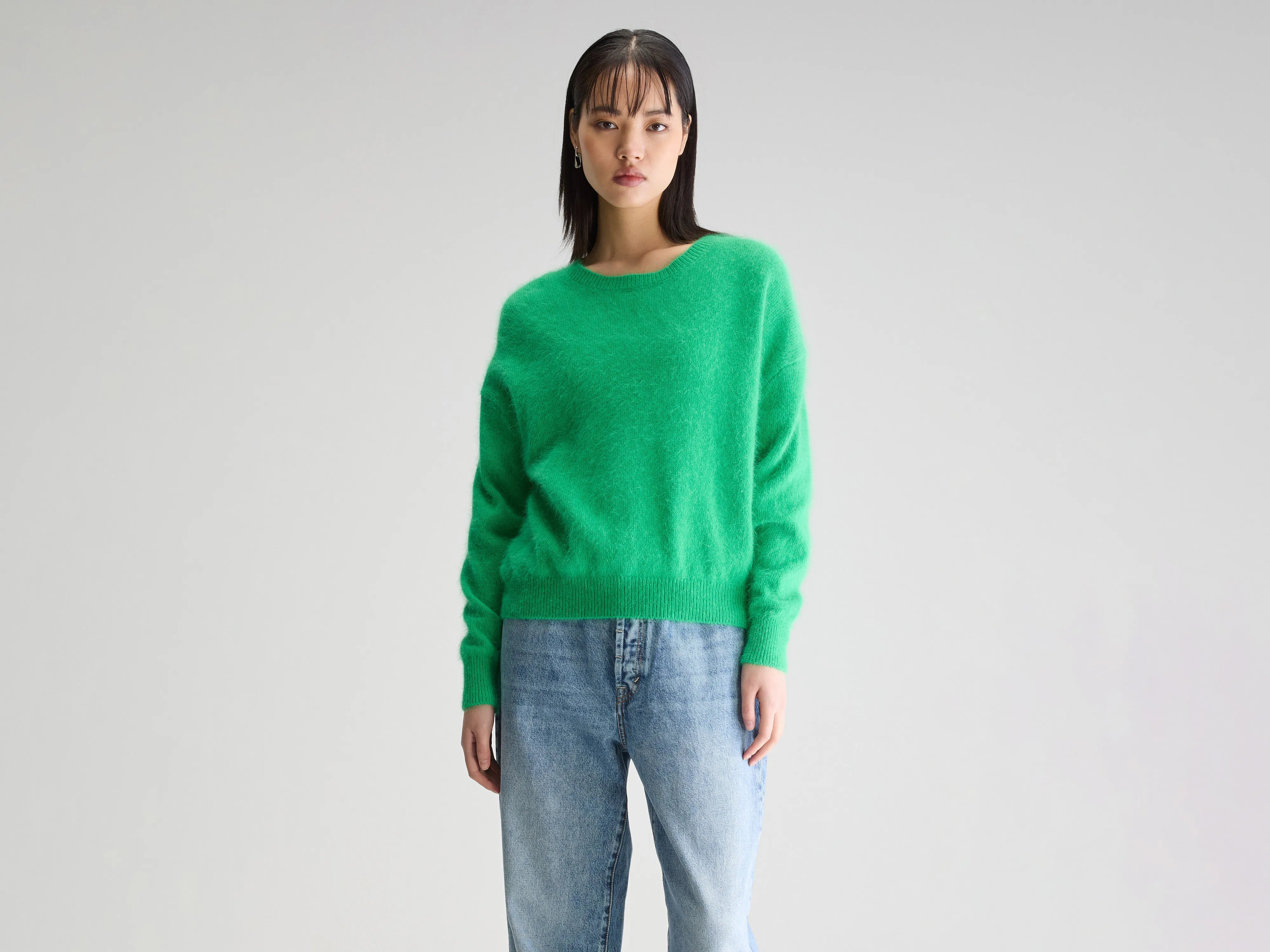 Datus angora-blend sweater (251 / W / PRAIRIE) Real Fur Shearling Chenille