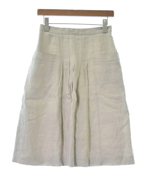 FOXEY Knee length skirts leather skirt durable