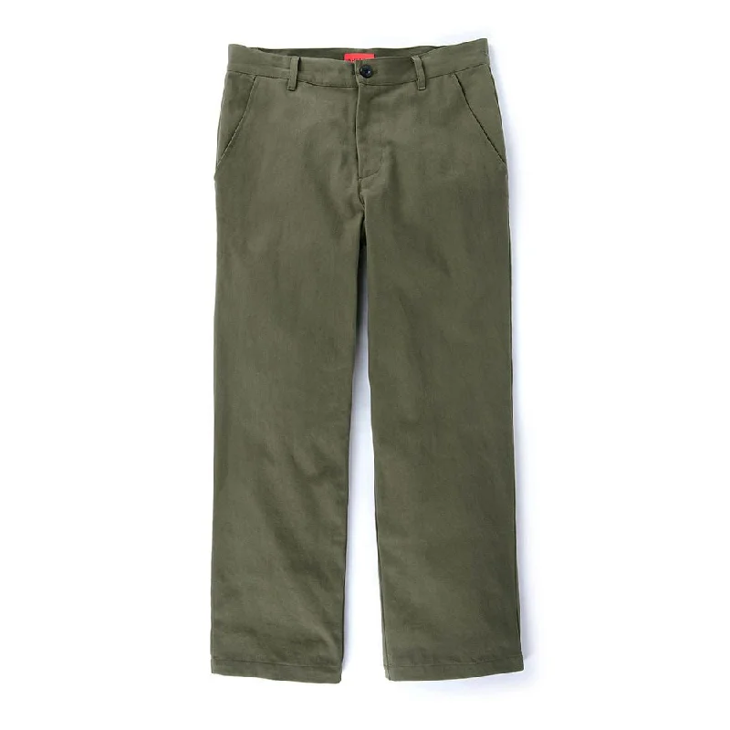 Habitat Team Pant Olive Classic Flared Pants