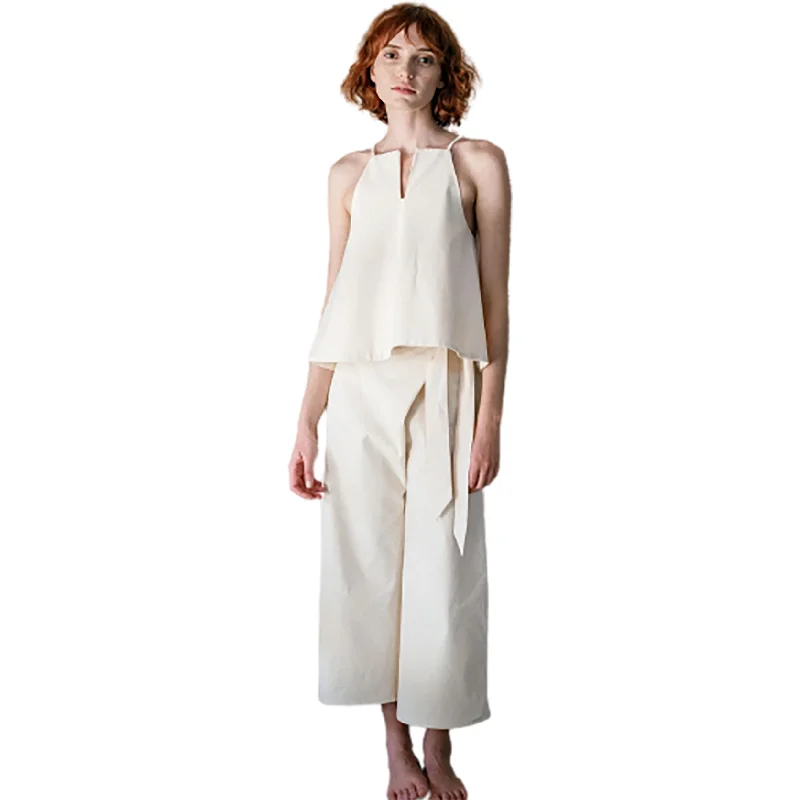 Wrap Pants, Natural Formal Stretch Pants