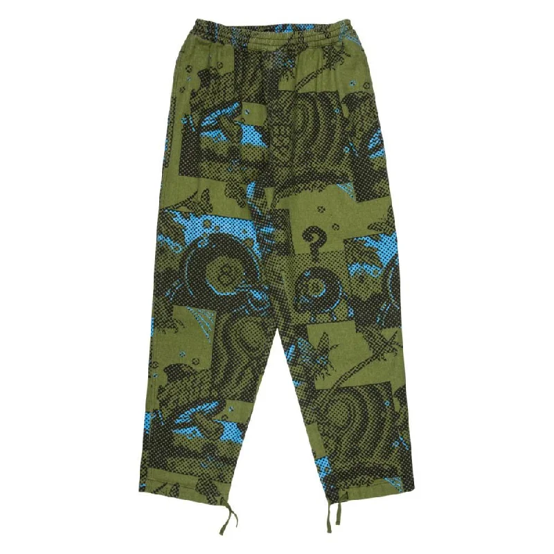 Santa Cruz Pant Unite - Winkowski Comic Camo Wide-Legged Palazzos