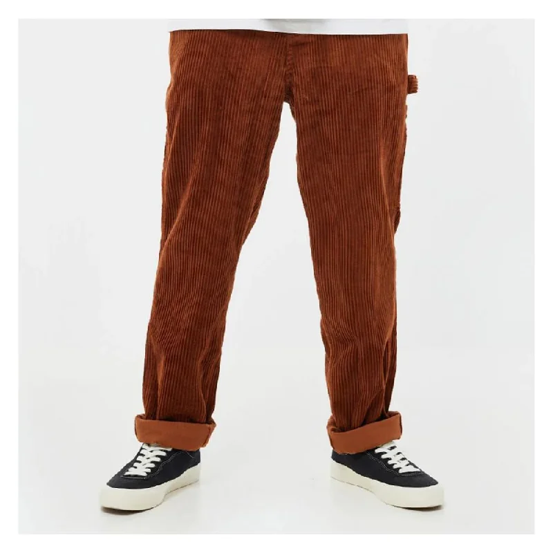 Santa Cruz Pant Classic Painters Pant - Copper Cord Fashionable Button-Up Pants