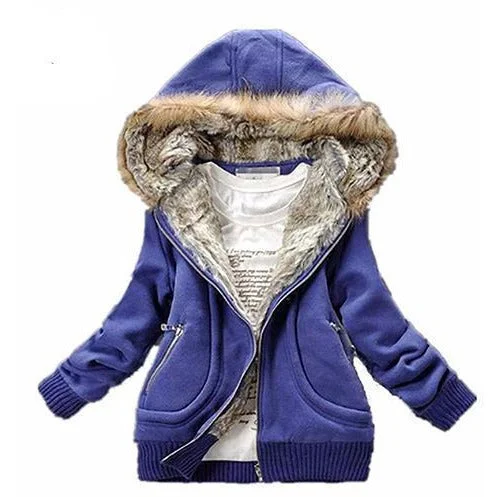 Womens Fur Coat Outdoor Thick Jacket Trench Coat Raincoat Waterproof Jacket