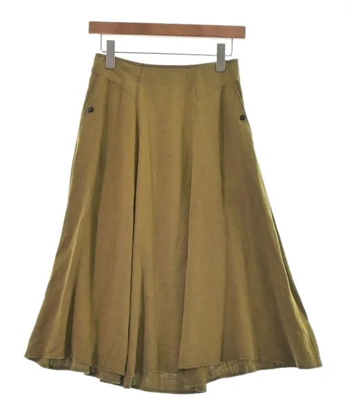 FIL DE FER Knee length skirts chiffon skirt airy