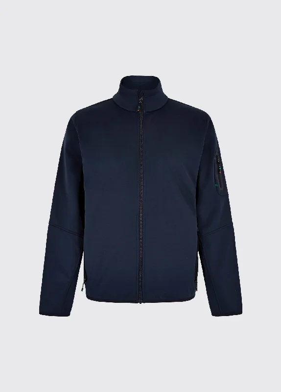 Ibiza Ladies' Softshell Jacket - Navy Denim Fabric Leather Fabric Suede Fabric