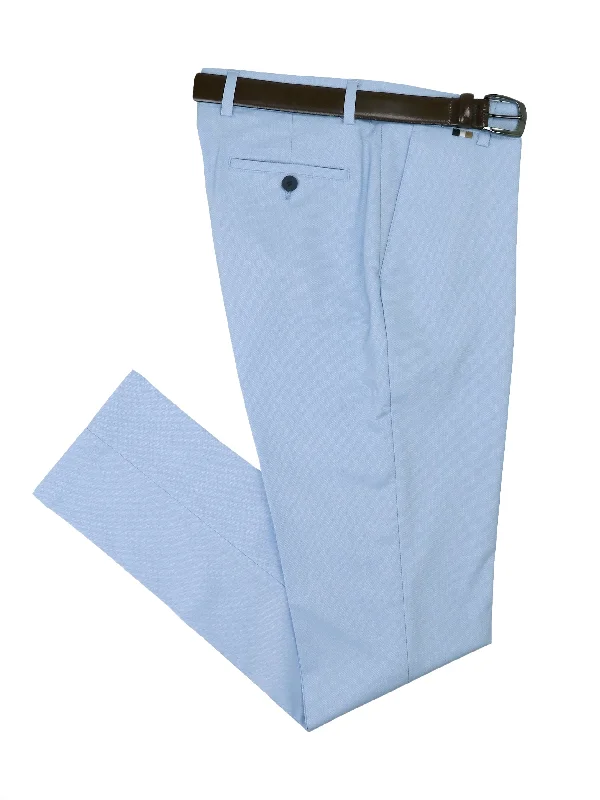 Boss 37329P Boys' Suit Separate Pants - Micro Weave - Pale Blue Soft Cotton Pants