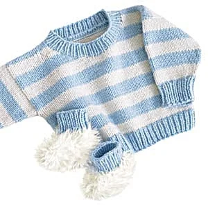Sweet Stripes Sweater Set (Knit) Lightweight Heavyweight Midweight