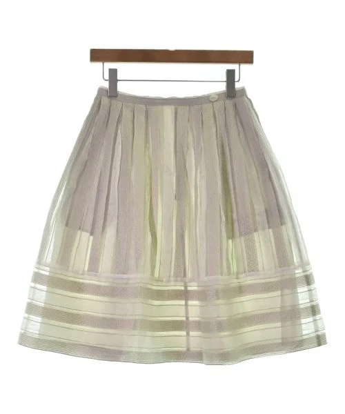FOXEY Knee length skirts lace skirt elegant