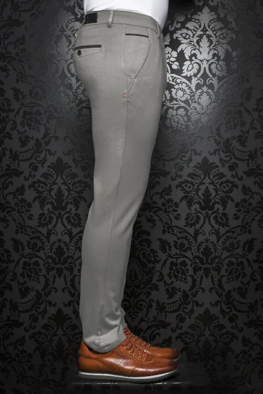 Au Noir Dressy Stretch Pant | Beretta Grey Trendy Printed Leggings