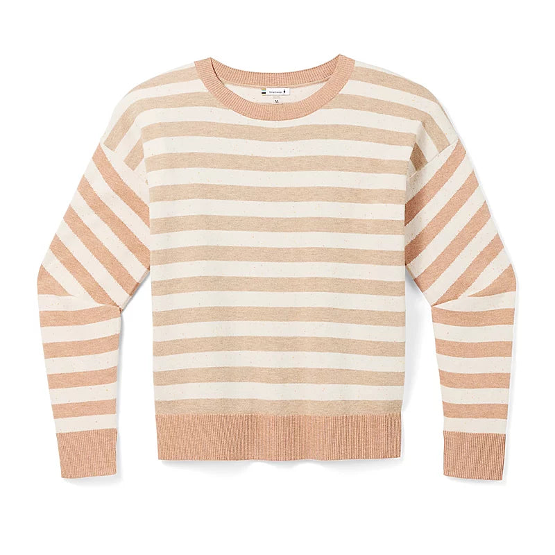 Smartwool Women's Edgewood Boyfriend Crew Sweater Sale Neon Metallic Matte