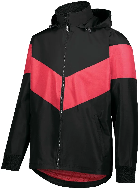 BLACK/SCARLET