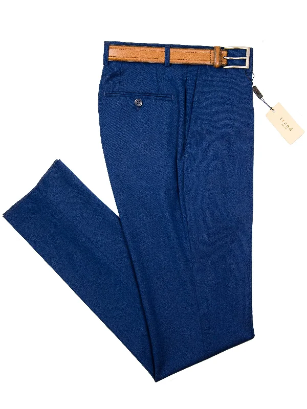 Trend by Maxman 27518P  Skinny Fit Young Man's Dress Pant Separate - Italian Blue Trendy High-Waist Trousers