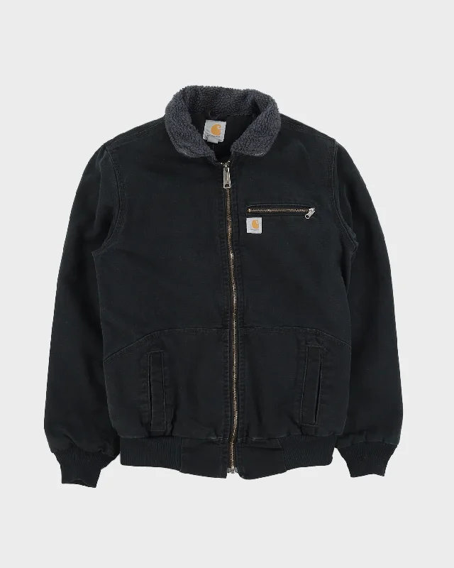 00s Carhartt Black Workwear Jacket - M Herringbone Jacket Checkered Jacket Solid Jacket 00s Carhartt Black Workwear Jacket - M Herringbone Jacket Checkered Jacket Solid Jacket