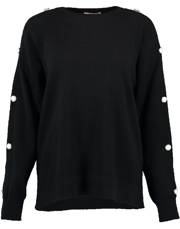 Cold Shoulder Sweater Mesh Sweater Canvas Denim