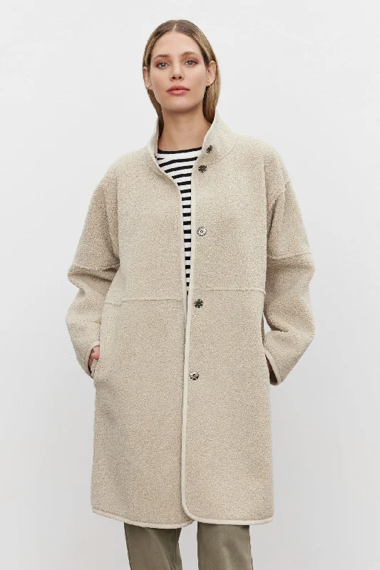 CARA LUXE SHERPA REVERSIBLE JACKET Faux Fur Jacket Real Fur Jacket Shearling Jacket CARA LUXE SHERPA REVERSIBLE JACKET Faux Fur Jacket Real Fur Jacket Shearling Jacket