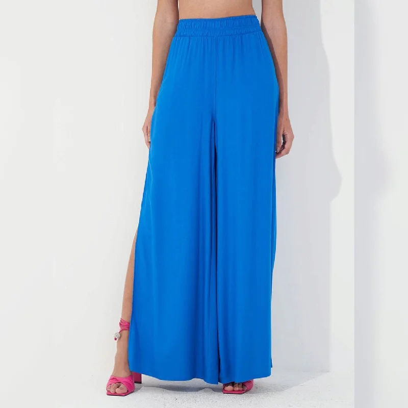 Pants linen colcci Classic Straight-Leg Pants