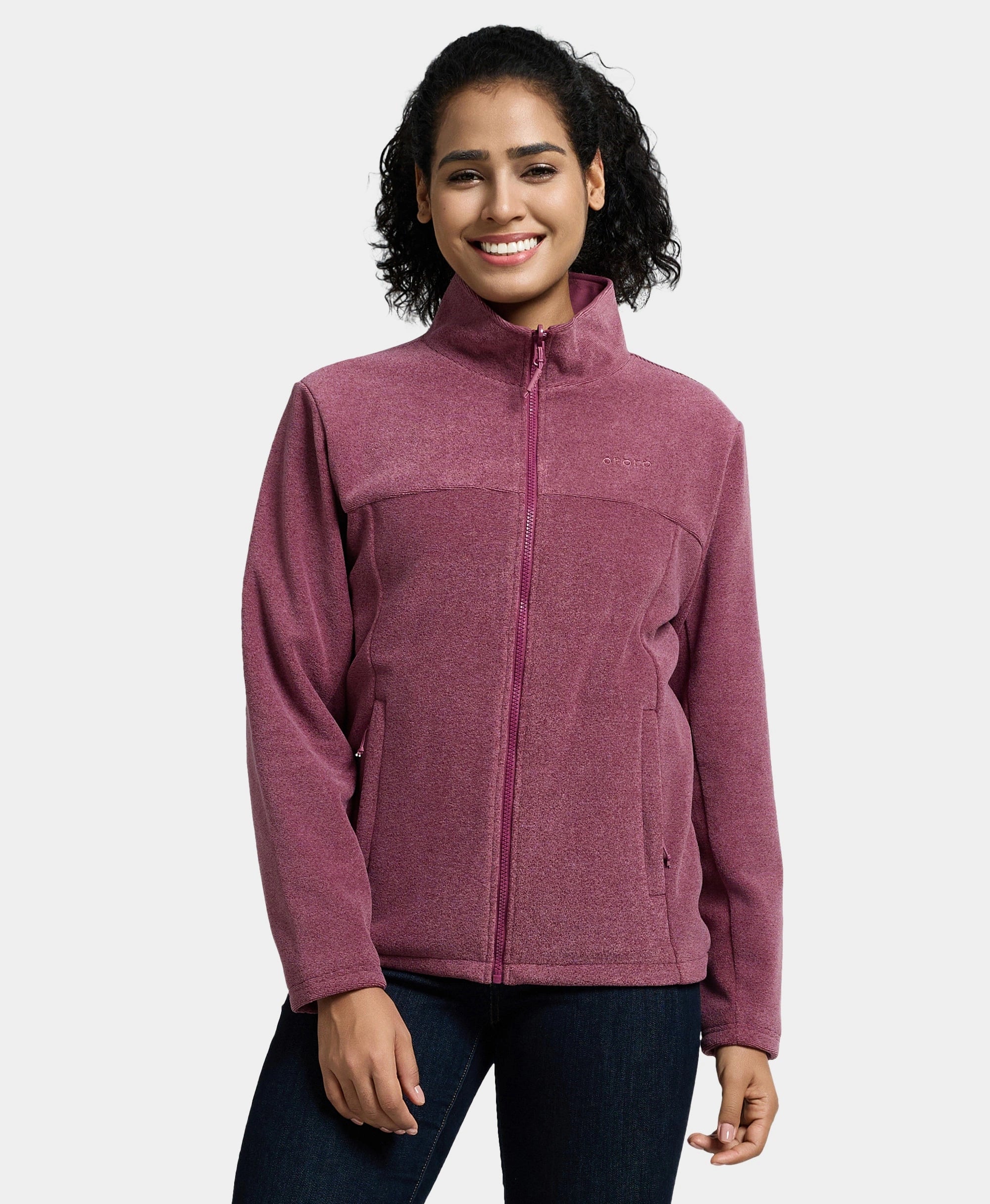 River Ridge Women's Fleece Liner Heated Jacket Boat Neck Shawl Collar Notched Collar River Ridge Women's Fleece Liner Heated Jacket Boat Neck Shawl Collar Notched Collar