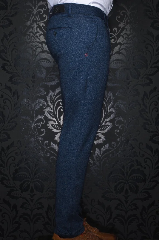 Au Noir Dressy Stretch Pant | Beretta Bale Navy Classic Straight Pants