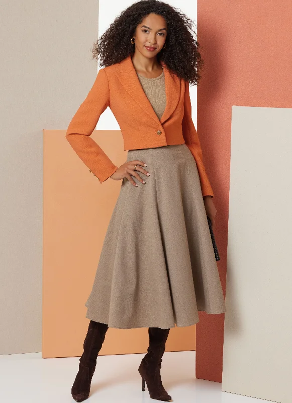 Butterick Jacket, Skirt & Trousers B7012 Print Jacket Jacquard Jacket Patchwork Jacket Butterick Jacket, Skirt & Trousers B7012 Print Jacket Jacquard Jacket Patchwork Jacket