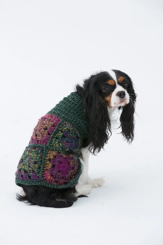 The Hippie Dog Sweater Pattern (Crochet) Nylon Fabric Polyester Fabric Spandex Fabric