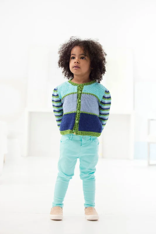 Arlo Striped Sweater (Knit) Embroidered Appliqued Beaded