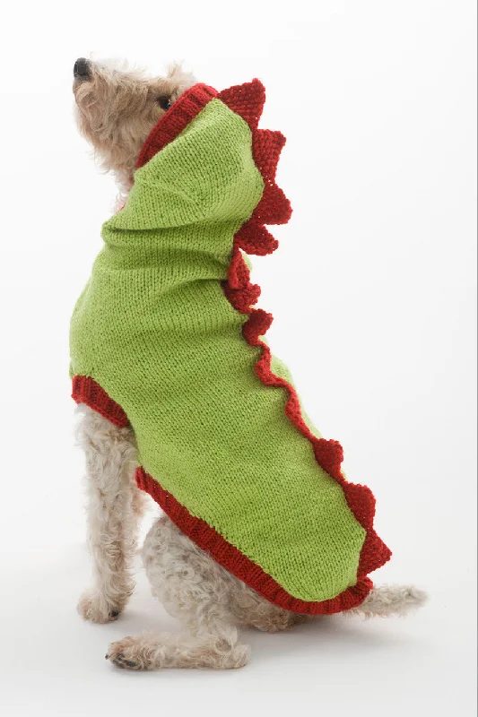 The Dragon Slayer Dog Sweater Pattern (Knit) Mesh Sweater Canvas Denim
