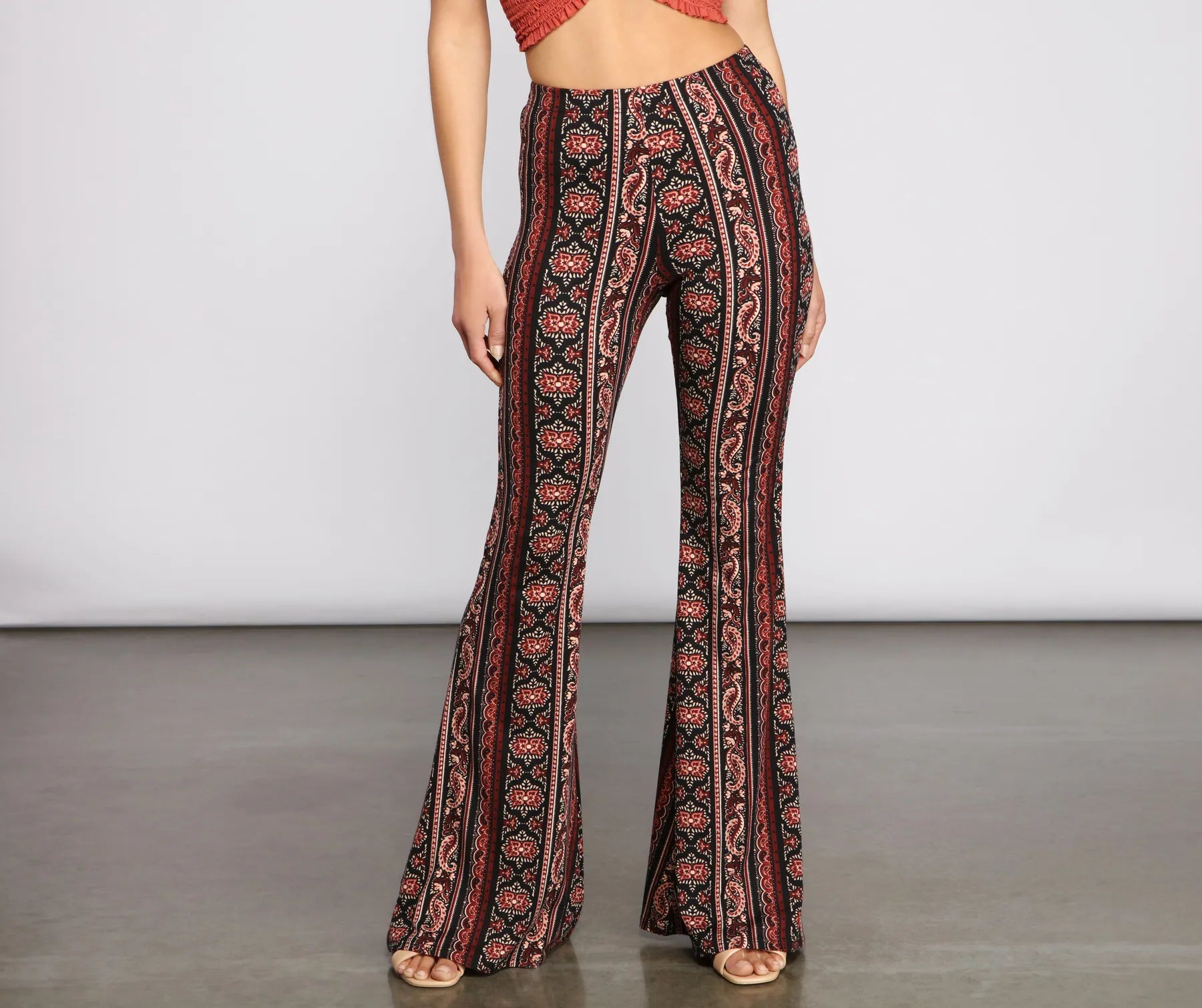 Dreamy Stunner Boho Flare Pants Comfy Cargo Trousers